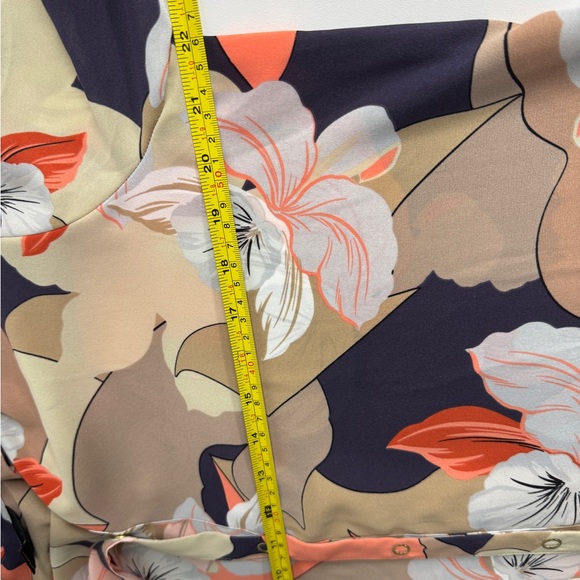 Worthington Floral Button Down Blouse Women’s Large - Picture 13 of 15